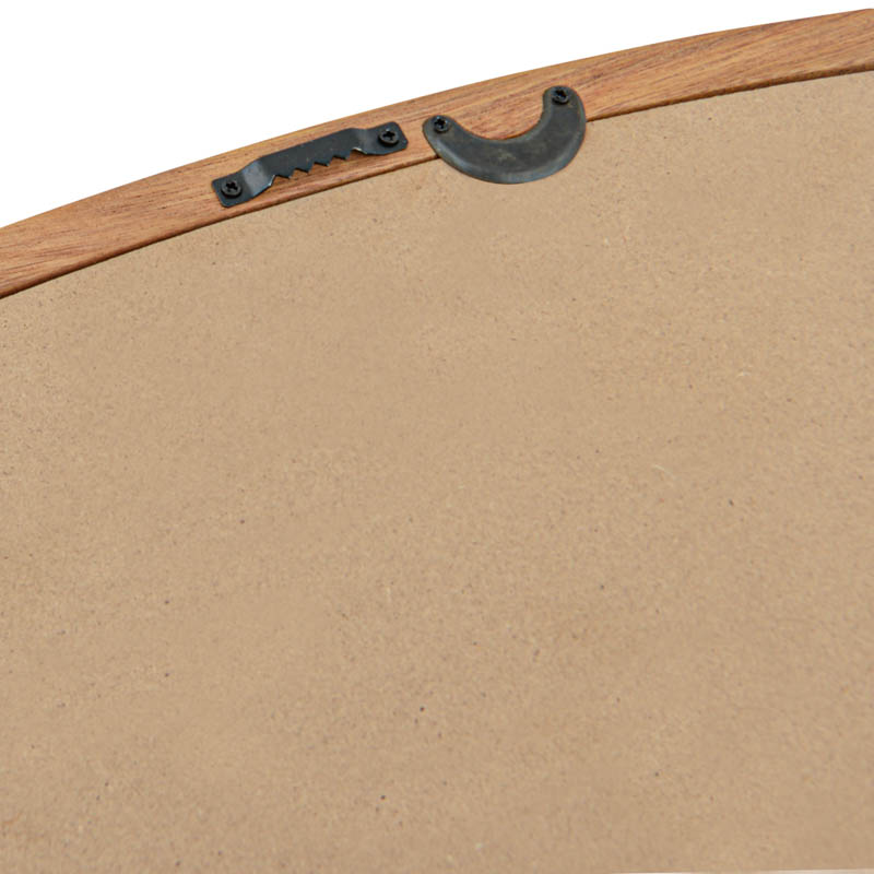 Miroir rectangle forme organique en acacia 