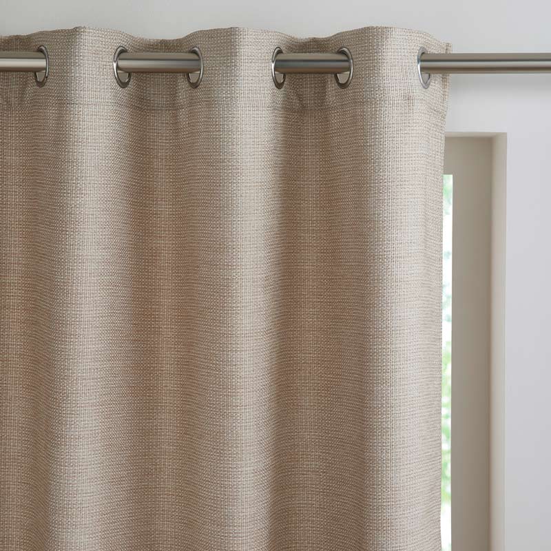 Rideau tissé jacquard 'Manaus' beige 