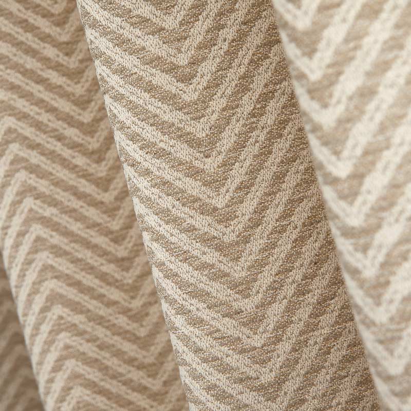 Rideau tissé jacquard 'Maringa' beige 