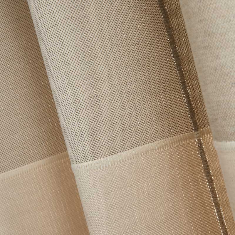 Rideau occultant jacquard 'Barreiras' beige 