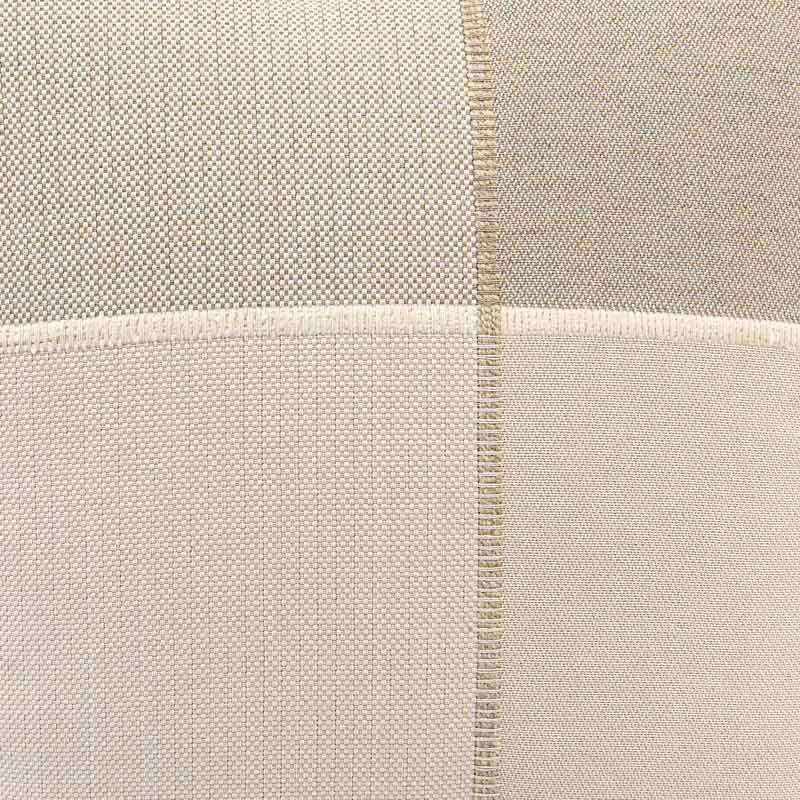 Coussin motif jacquard 'Barreiras' beige 