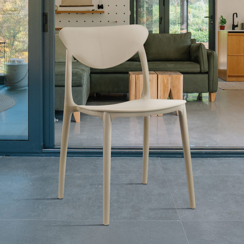 Chaise 'Florence' couleur taupe 
