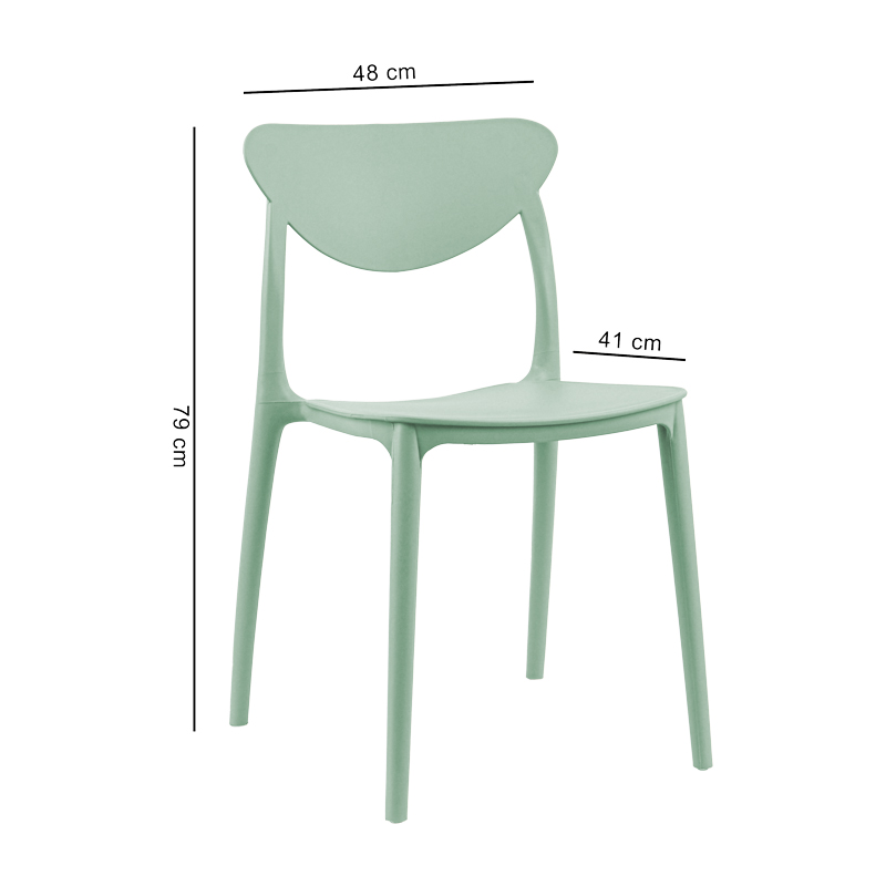 Chaise 'Florence' verte