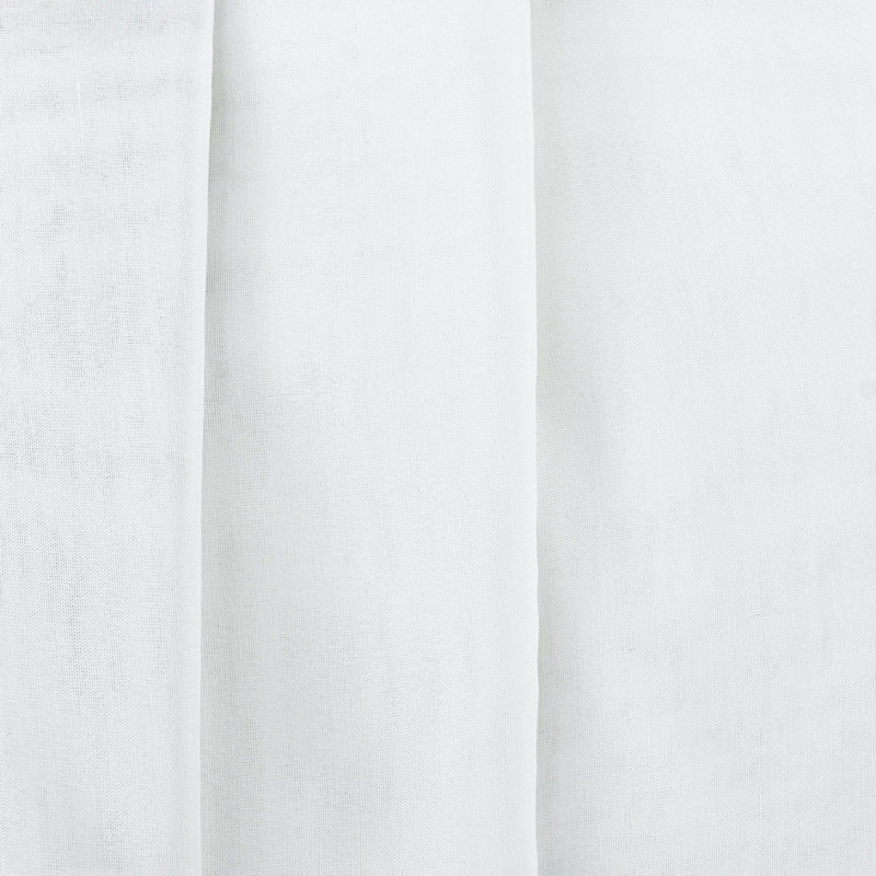 Voilage étamine 'Nebbia' blanc