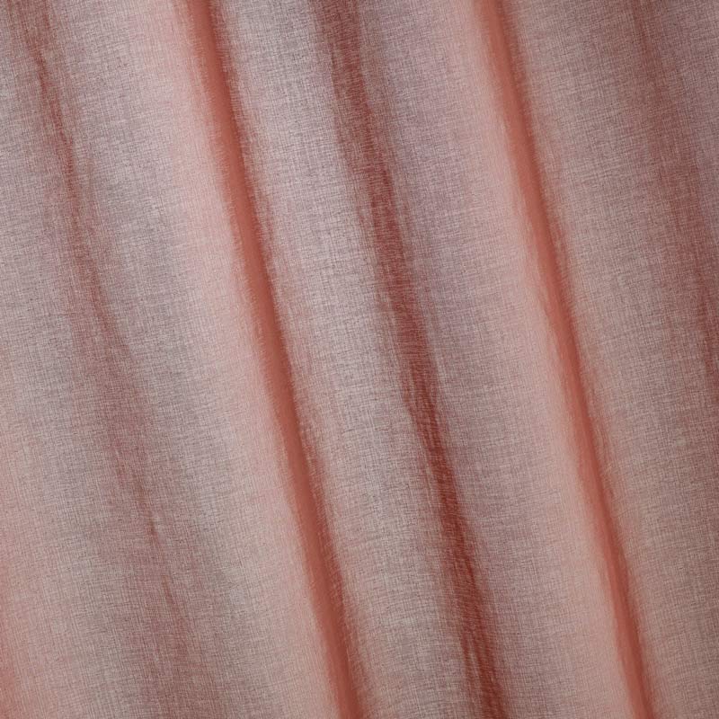 Voilage étamine 'Zefiro' terracotta