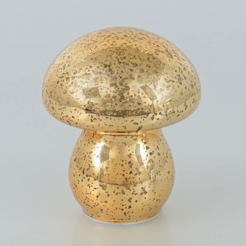 Champignon lumineux 'Secrets des Bois' doré