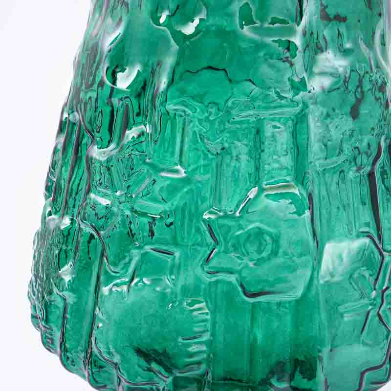 Sapin géant en verre recyclé vert 