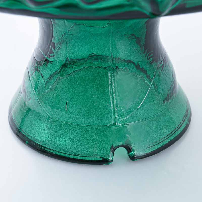 Sapin géant en verre recyclé vert 