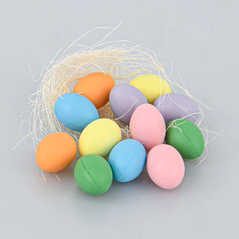 Sachet de 12 oeufs multicolores