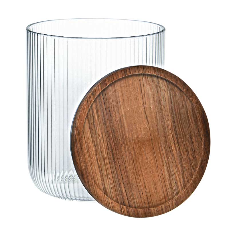 Bocal avec couvercle en acacia 'Cucina' 1L 
