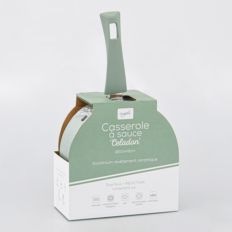 Casserole à sauce 'Celadon' aluminium 