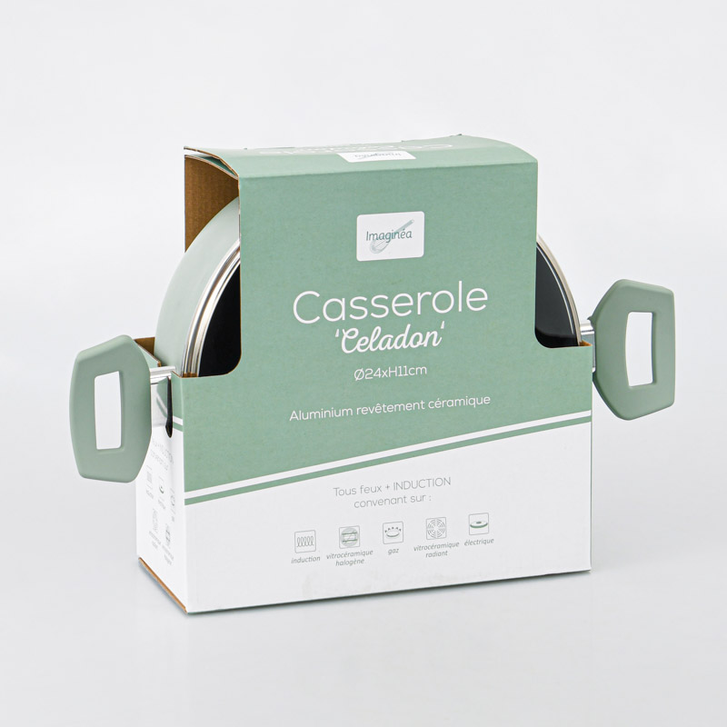 Faitout avec couvercle 'Celadon'