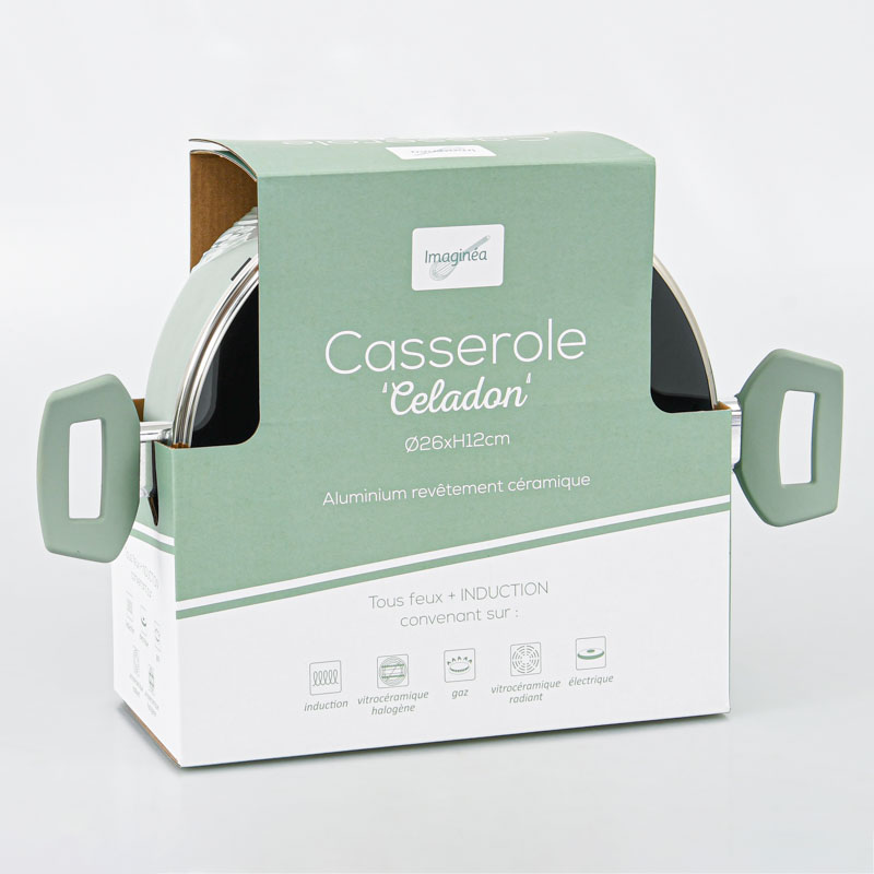 Faitout avec couvercle 'Celadon'