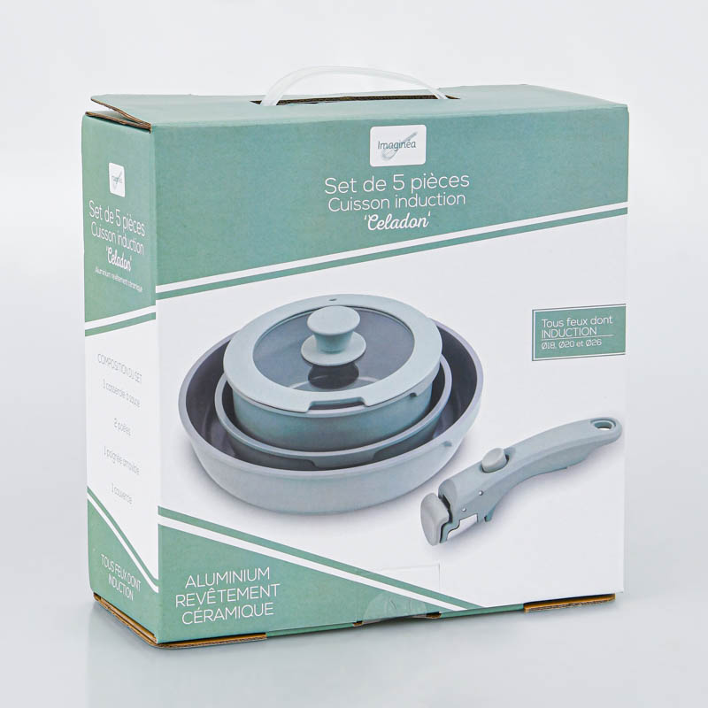 Set 5 pièces cuisson 'Celadon'
