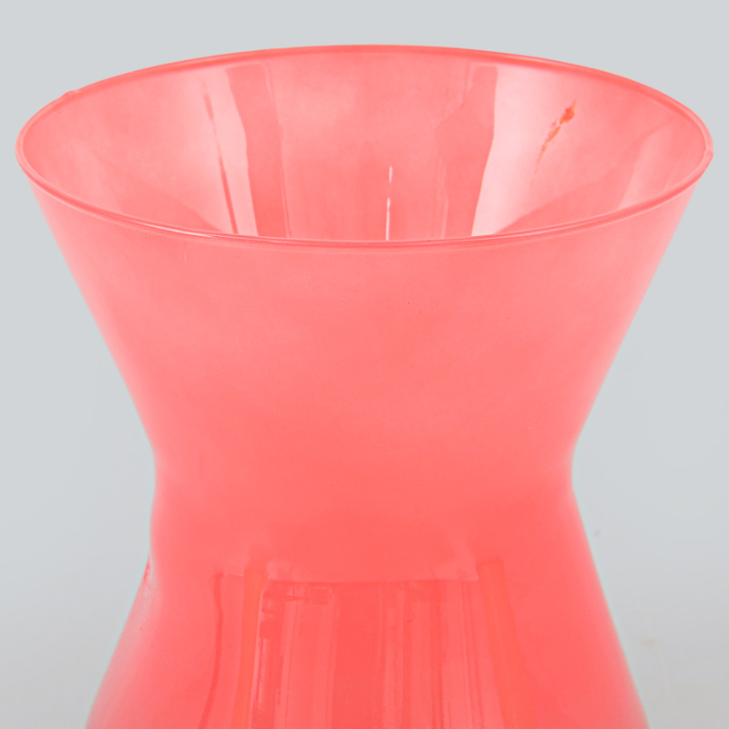 Vase diabolo rose