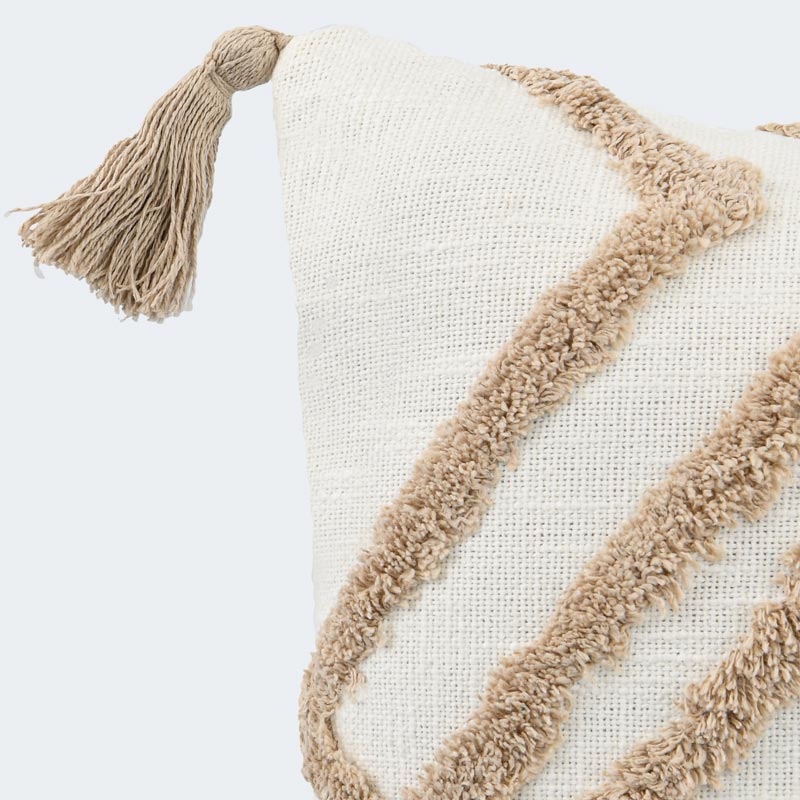 Coussin tufté 'Sari'