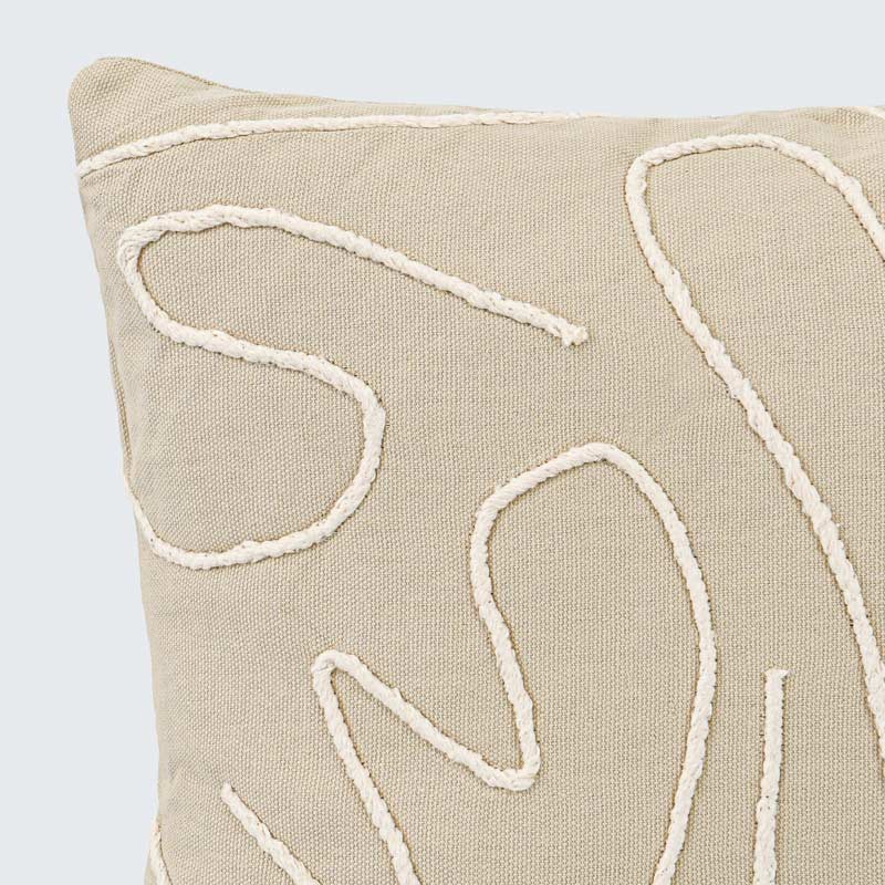 Coussin 'Sharma' beige