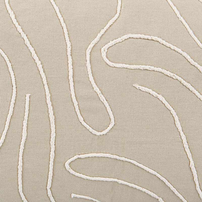 Coussin 'Sharma' beige