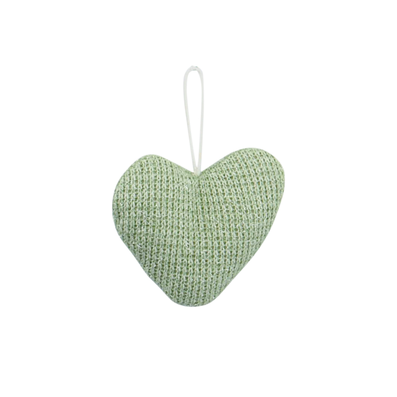 Décoration coeur 'Jardin d'Hiver' vert d'eau