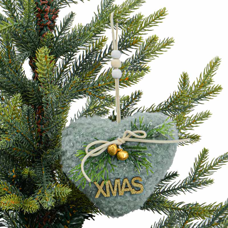 Décoration bouclettes coeur 'Jardin d'Hiver'