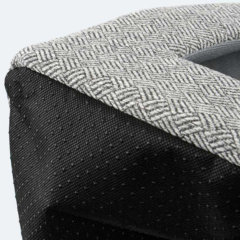 Maison pour chat jacquard gris 