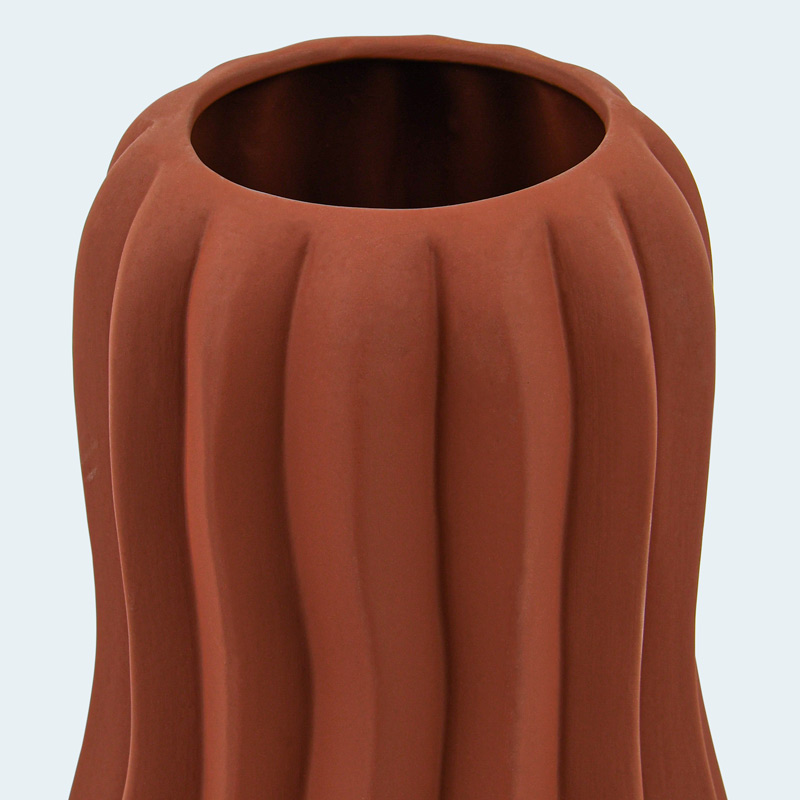 Vase citrouille terracotta