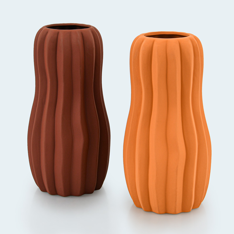 Vase citrouille terracotta