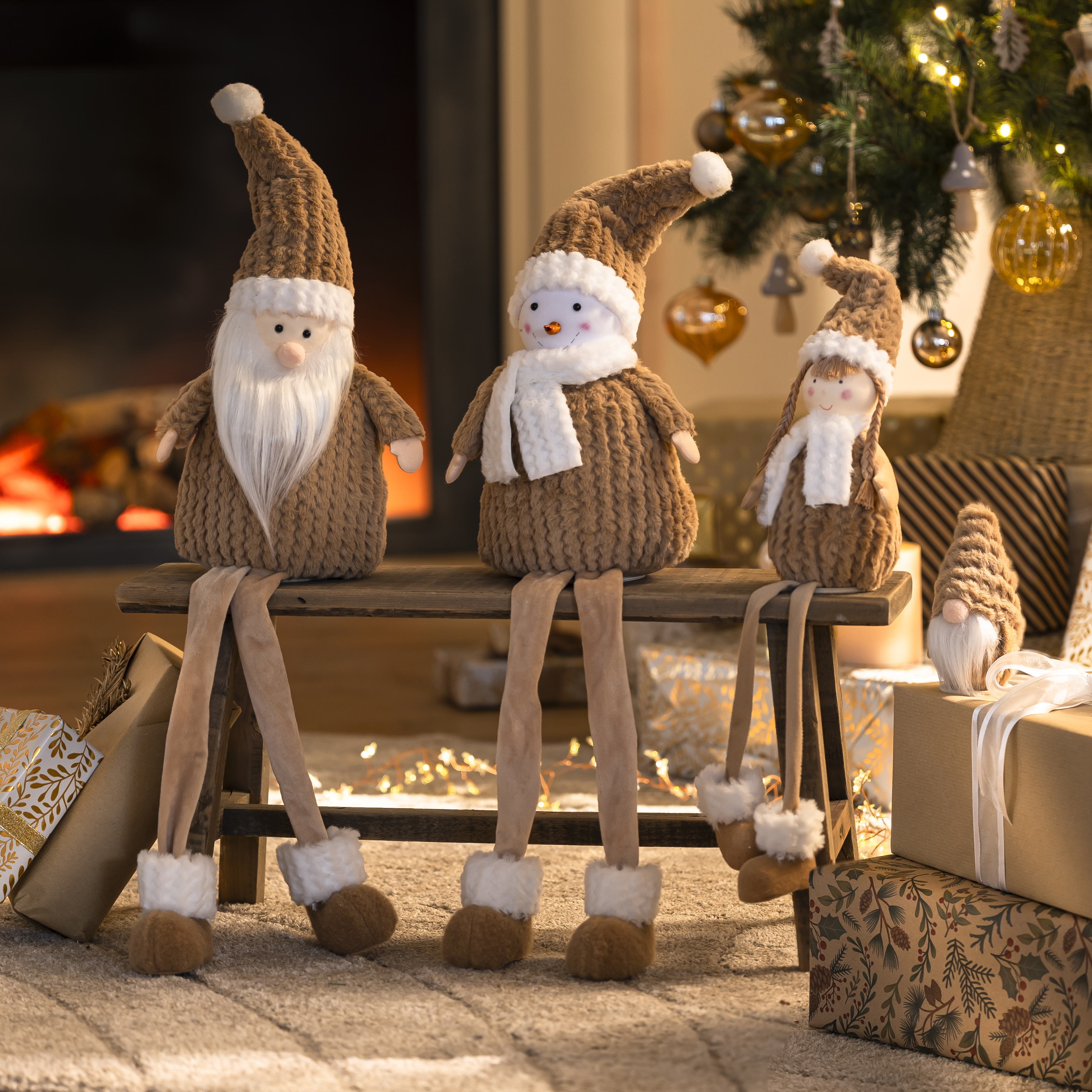 Père-Noël pantin 'Secrets des bois' 