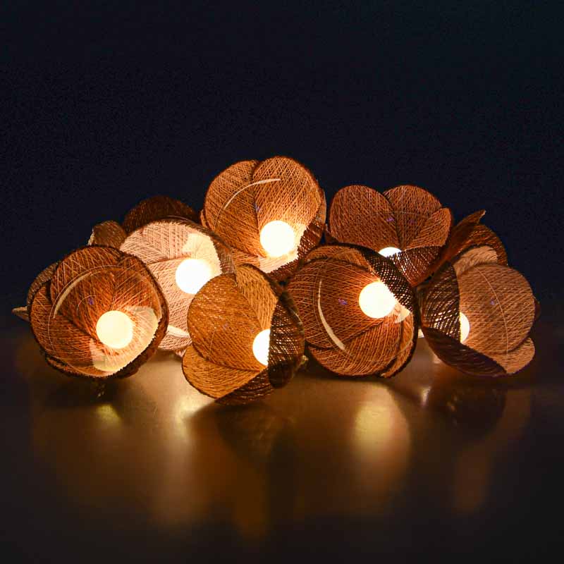 Guirlande lumineuse 10 fleurs 