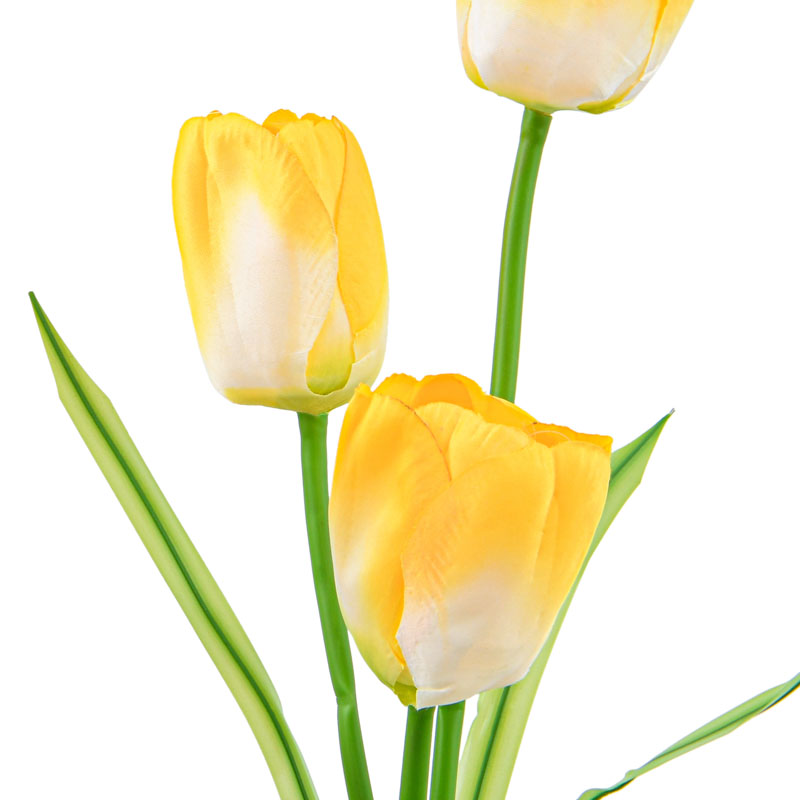 3 tulipes artificielles à planter