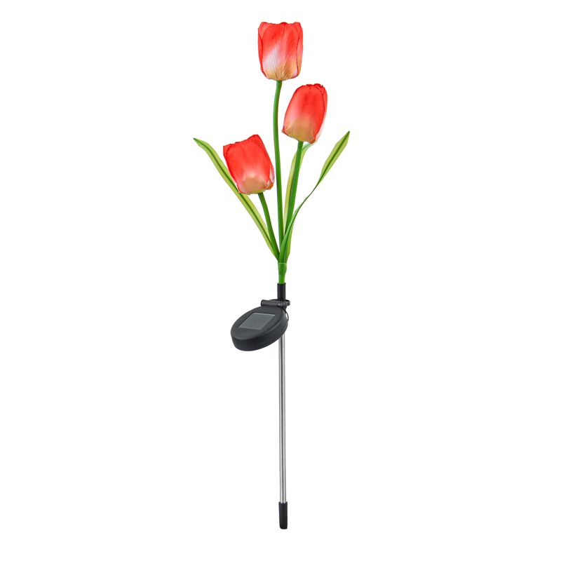 3 tulipes artificielles à planter