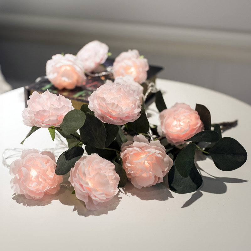 Guirlande lumineuse 10 rose clair