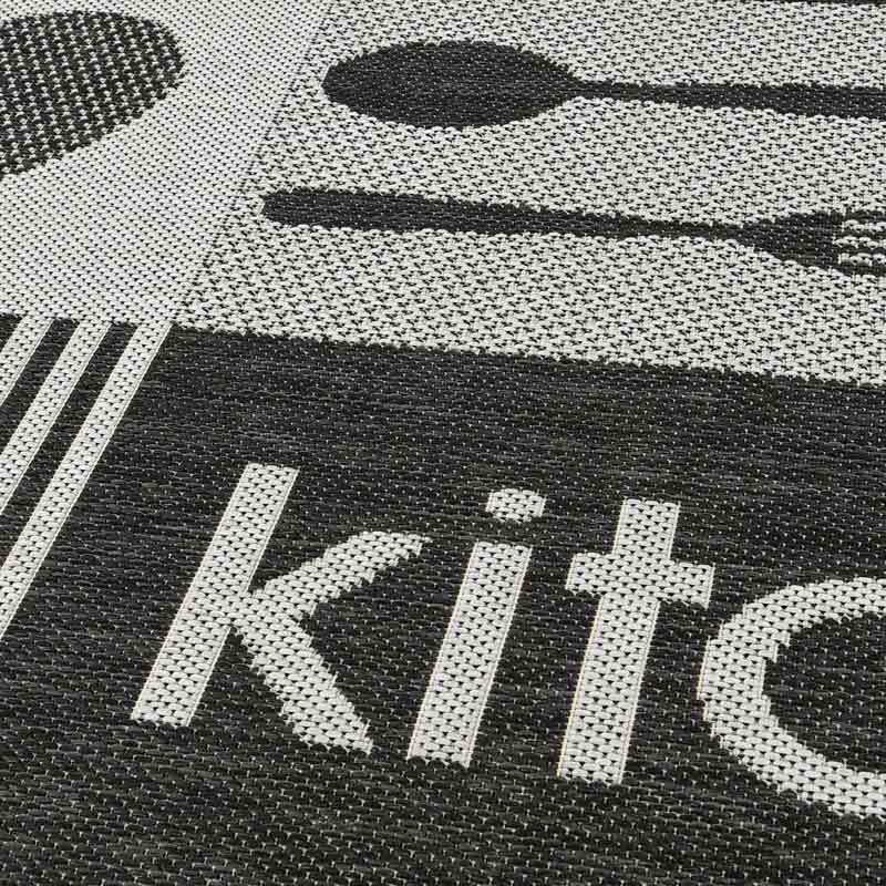 Tapis de cuisine 'Kitchen' gris
