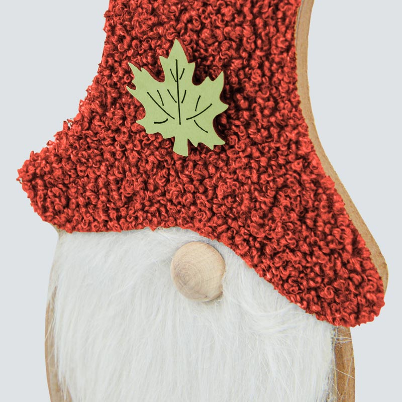 Gnome bouclettes à poser terracotta