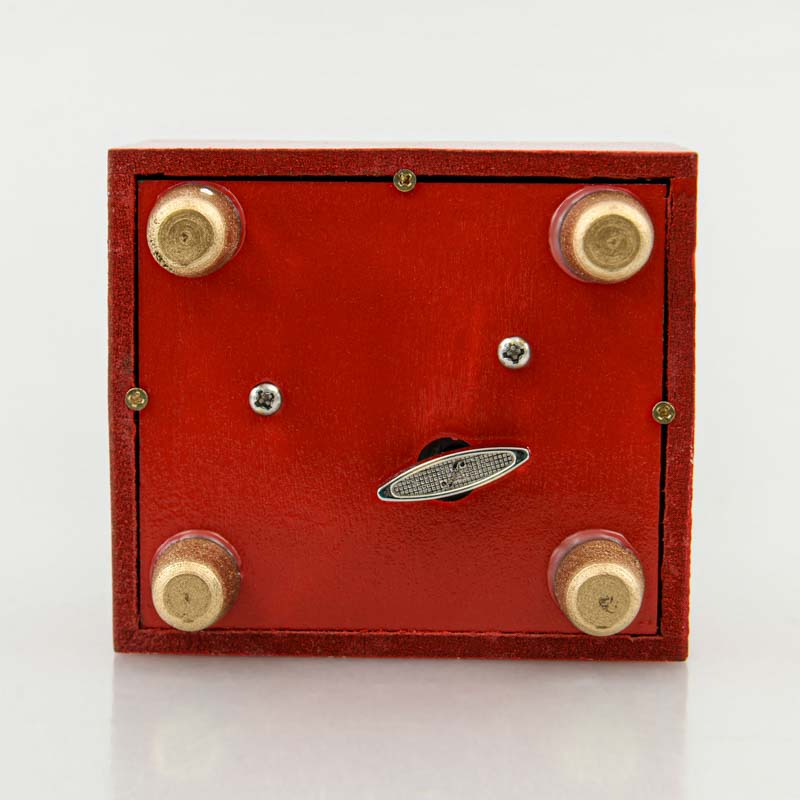 Boite à musique 'Casse-Noisette' socle rouge