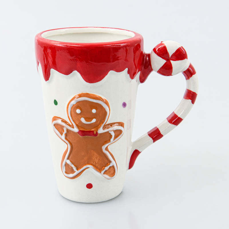 Mug de Noël 'Funny' décor pain d'épices 35cl
