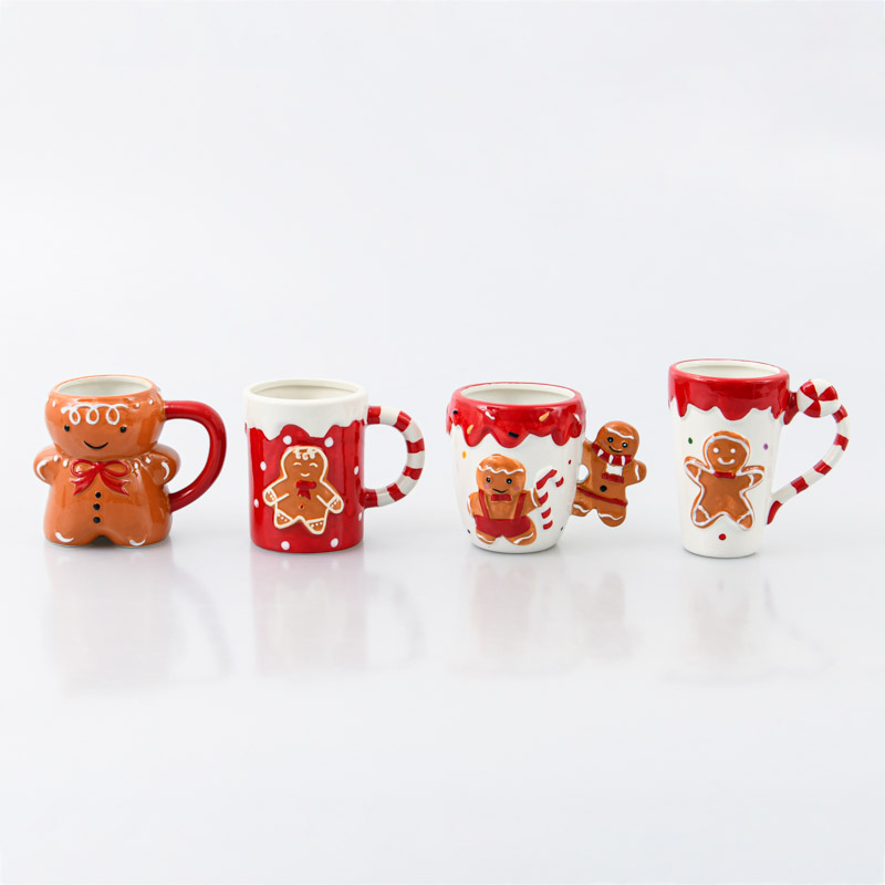 Mug de Noël 'Funny' décor pain d'épices 35cl