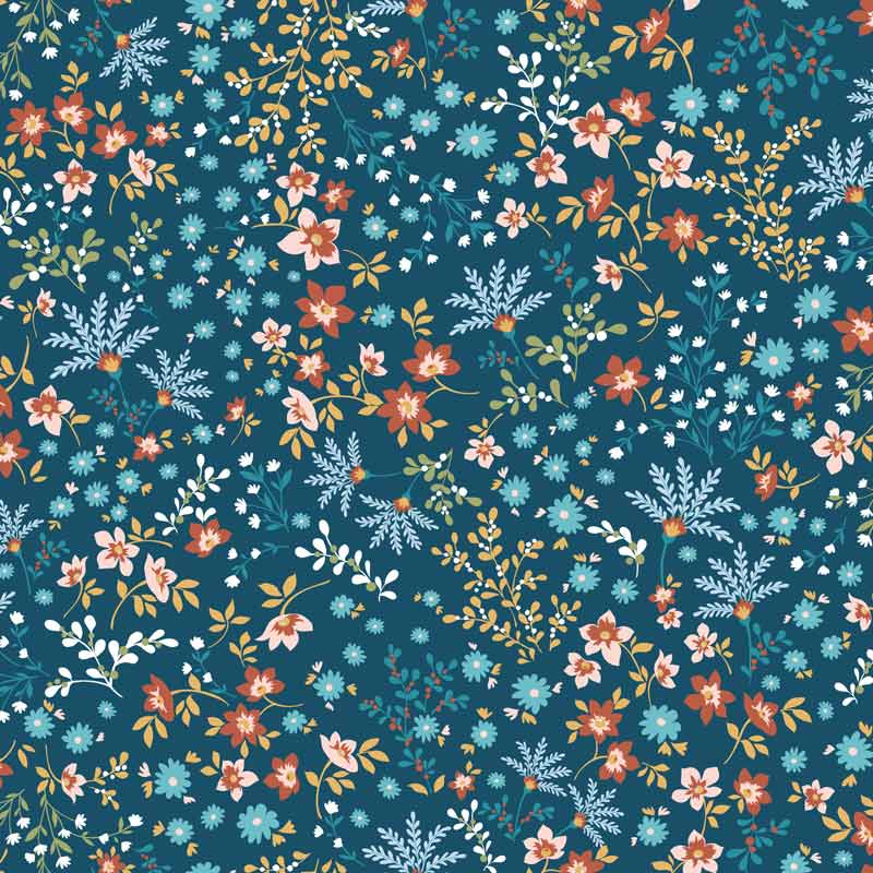 Parure de lit 'Irina' bleu