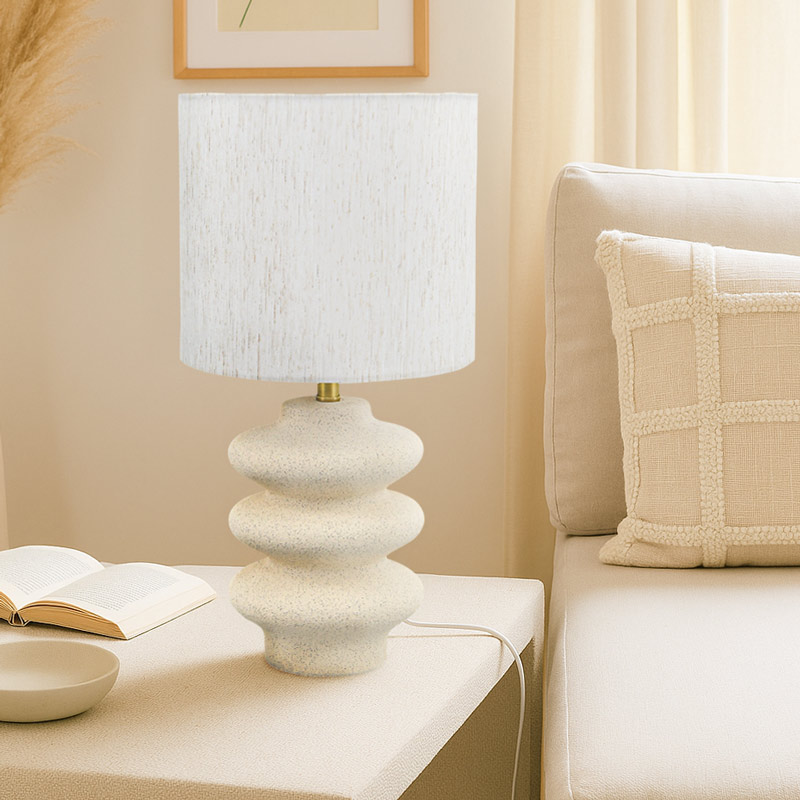 Lampe à poser 'Zyana' blanc