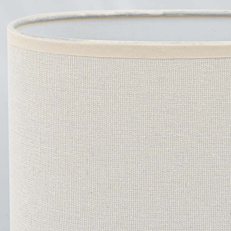 Lampe avec abat-jour 'Sanya' blanche 