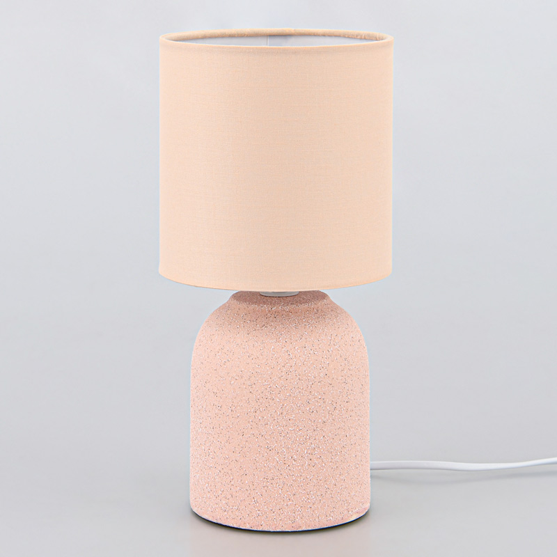 Lampe avec abat-jour 'Jasna' rose