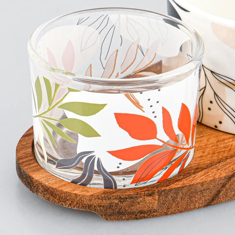 Set apéritif 'Leaves'