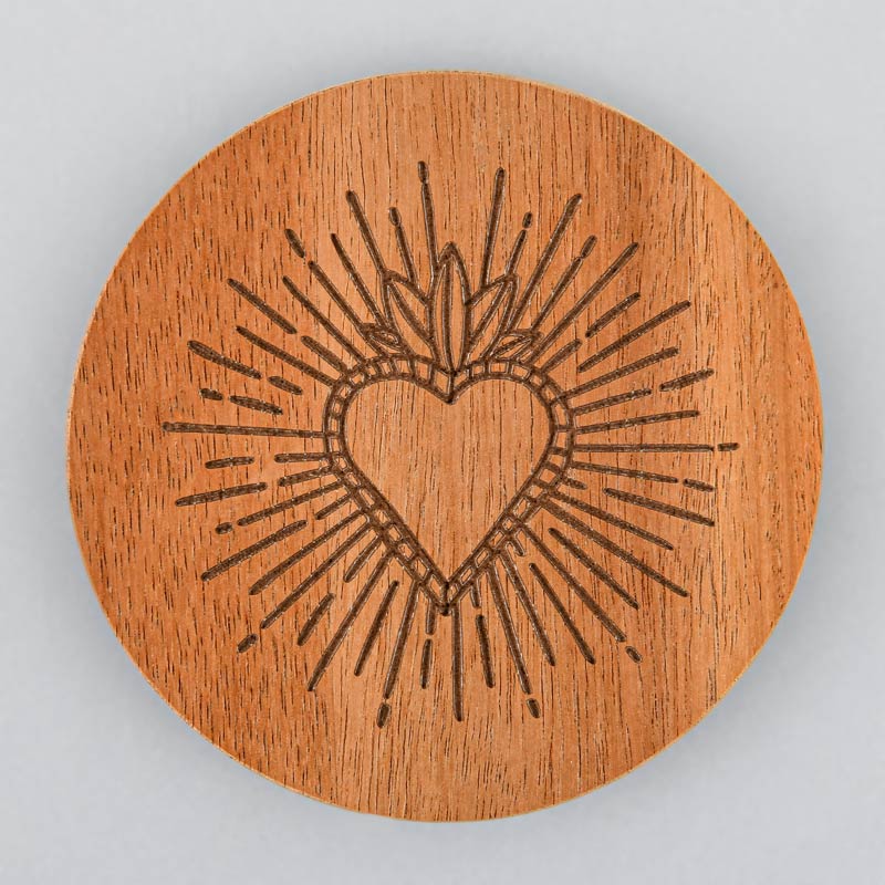 Dessous de verre 'couleur bois