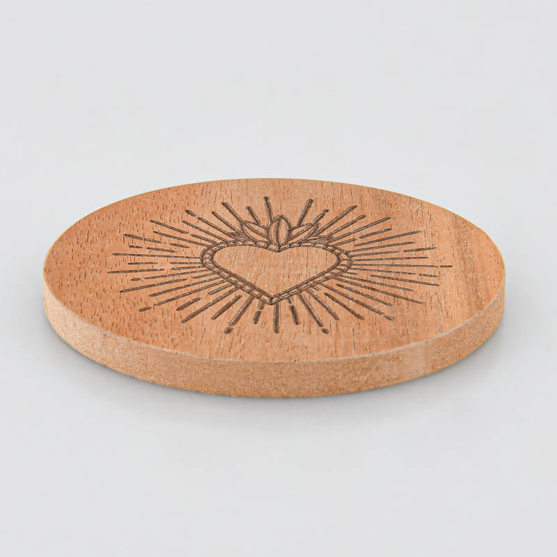 Dessous de verre 'couleur bois
