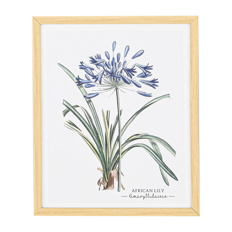 Décoration murale 'Lovin Flower' bleu vert 