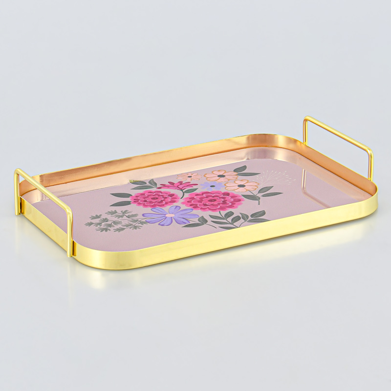 Plateau métal 'Lovin Flower'