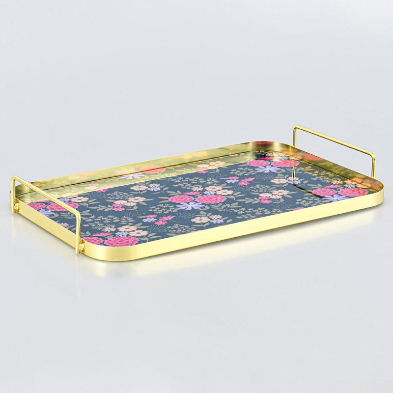 Plateau métal 'Lovin Flower'