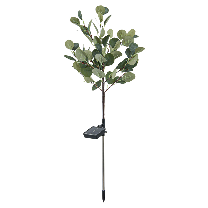 Branche d'eucalyptus 40 LED blanc chaud 