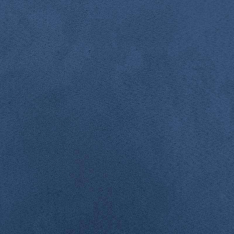 Coussin suédine 'Stormy' bleu electrique