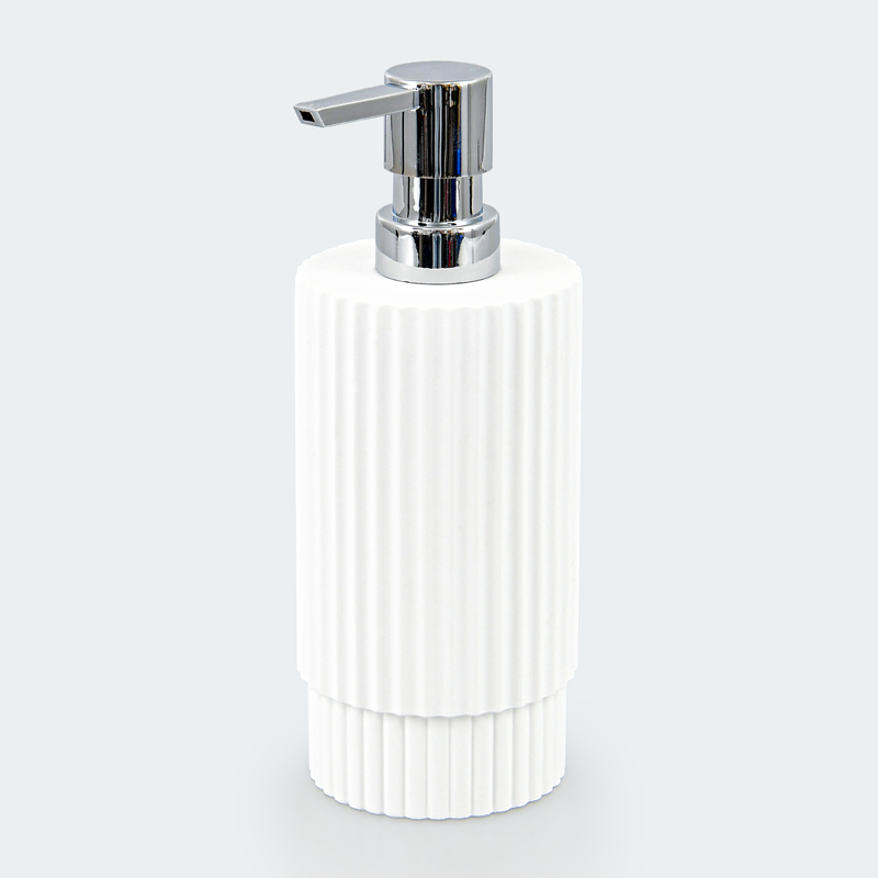 Pompe à savon blanc 'Ivory' 